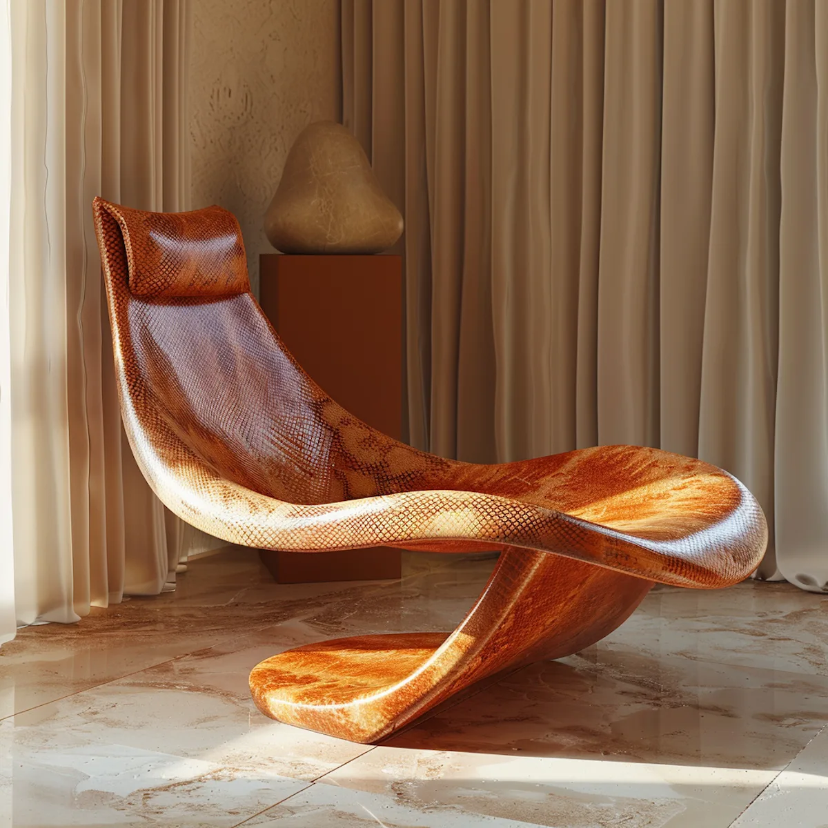 Chaise longue Ondine